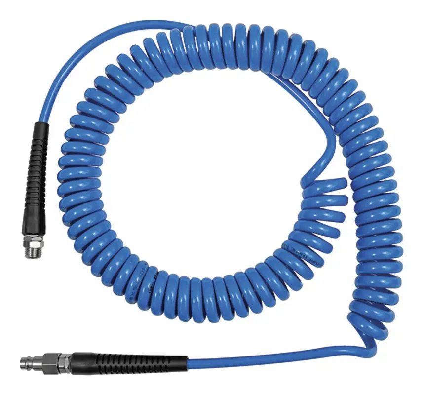 Riegler Spiralschlauch mit Verschraubung + Knickschutzfeder G 1/4 PU 10 x 6,5 mm 6m Günstig