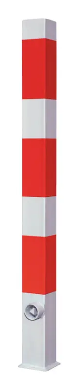 Gausmann Absperrpfosten 70 x 70 r/w herausnehmbar 1400 mm Neue Kollektion