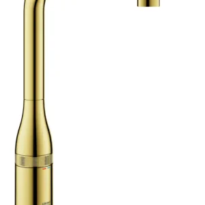 Nur Für Kurze Zeit Grohe Essence Smart Control Einhand-Spültischbatterie mit ausziehbarer Brause mit L-Auslauf - Cool Sunrise