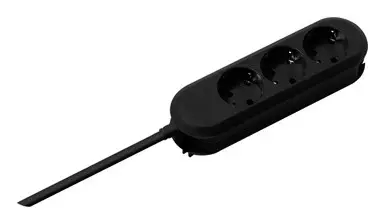Wochenendangebot Bachmann Steckdosenleiste 3f schwarz 35° IP20