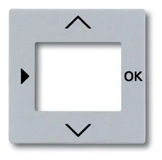 Busch-Jaeger Zentralplatte Zeitschaltung Timer aluminium-silber matt Sonderaufdruck Knallerangebot