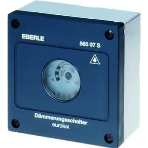 Abverkauf Eberle Dämmerungsschalter Aufputz 1S 2500W 30s/ein 30s/aus anthrazit eingeb. Sens IP54