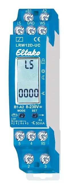 Eltako Sensorrelais Licht/Regen/Wind+GBA12 Neue Ware