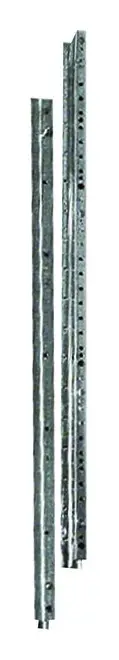 Echt Hager Tragschiene 450 x 10,5 x 17 mm Stahl