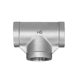 Hermann Schmidt Edelstahl-T-Stück 130 90 Grad, IG/IG, egal, 1/2" Neu