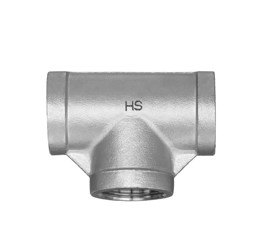 Hermann Schmidt Edelstahl-T-Stück 130 90 Grad, IG/IG, egal, 1/2" Neu