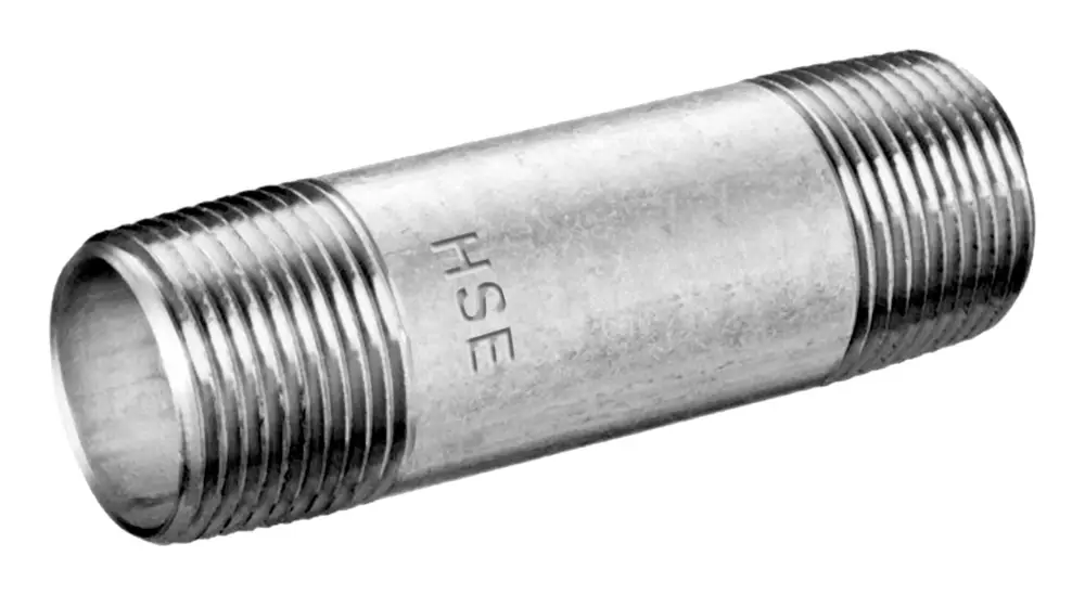 Hermann Schmidt Rohrdoppelnippel 530/23 DN 32, 1 1/4"x150, verzinkt Kracherpreis