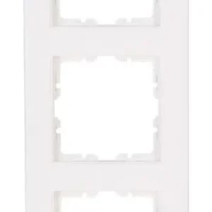 Zertifiziert Kopp Rahmen 3f reinweiß matt HK07 Kunststoff Thermoplast geeignet für Unterputz-Installation