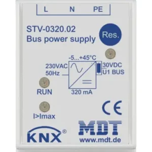 Abverkauf MDT Spannungsversorgung KNX 2TE 320 mA LED Bussystem KNX mit LED-Anzeige