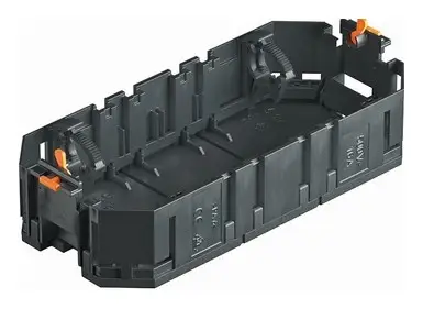 Kracherpreis OBO Bettermann Gerätebecher 3f PA 165 x 76 x 36 mm 2Zugentl Polyamid (PA) 4Einf
