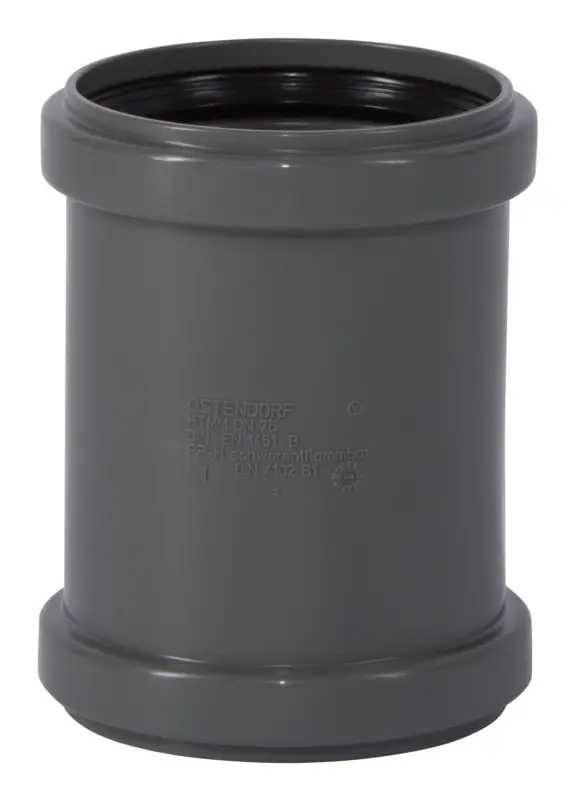 Top-Seller Ostendorf HTsafe-Doppelmuffe MM DN/OD 75