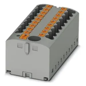 Phoenix Contact Verteilerblock 0,14-2,5 qm 1 Etage 7kl / 24A schwarz/gelb Direktmont Neue Ware