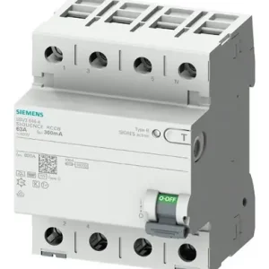 Direktkauf Siemens FI-Schutzschalter B 4p SENTRON 400V 40A 0,03A selektiver-Typ 4TE 10 kA 3 kA/stoß