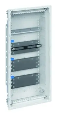Striebel & John Multimediaverteiler Unterputz 4 x 12TE Kunststoff IP30 362 x 722 x 97 mm REG geschloßen Echt