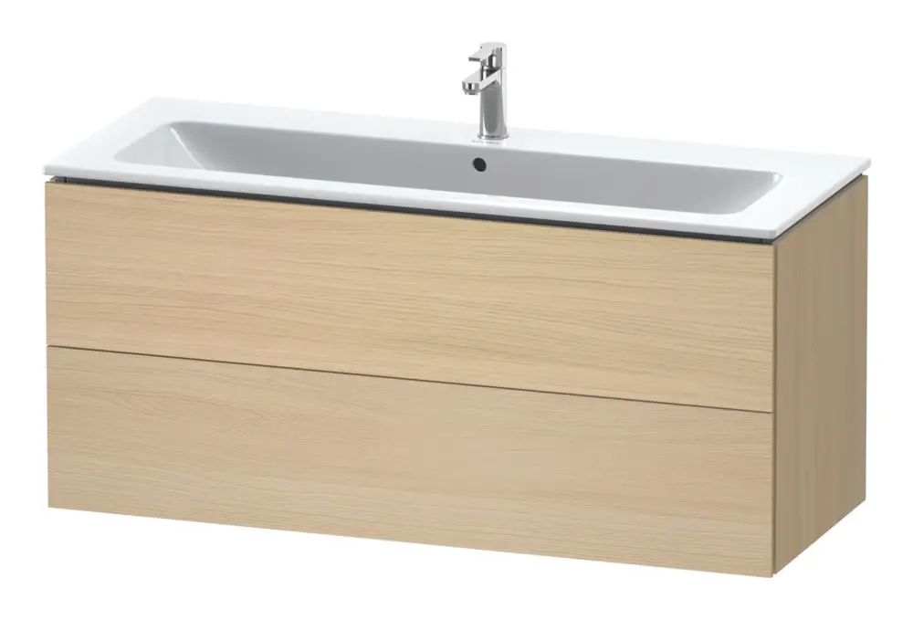 Begrenztes Angebot Duravit L-Cube Waschtischunterschrank mit 2 Auszügen 1220 x 550 x 481 mm - Mediterrane Eiche Matt