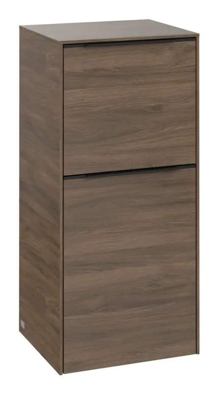 Meistverkauft Villeroy & Boch Subway 3.0 Hochschrank 1 Auszug 1 Tür Anschlag links 400 x 346 x 860 mm - Arizona Oak / Volcano Black