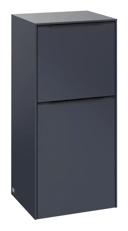 Villeroy & Boch Subway 3.0 Hochschrank 1 Auszug 1 Tür Anschlag links 400 x 346 x 860 mm - Marine Blue / Volcano Black Sofort Bestellen