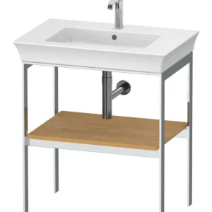 Begrenztes Angebot Duravit White Tulip Metallkonsole für 236375 - Eiche Natur Matt
