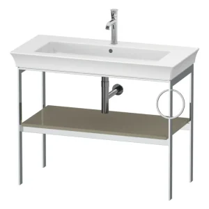 Must-Have Duravit White Tulip Metallkonsole für 236310 Handtuchhalter rechts - Steingrau Hochglanz Lack