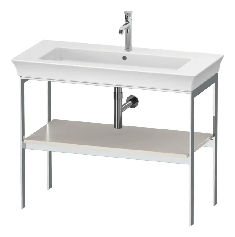 Duravit White Tulip Metallkonsole für 236310 - Nordic Weiß Seidenmatt Lack Preiswert