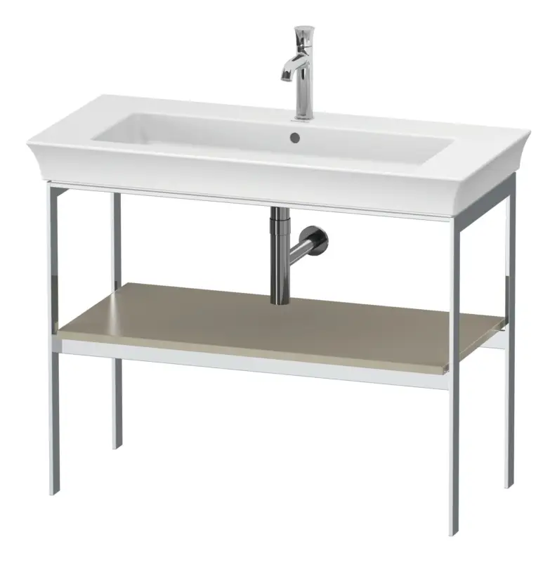 Duravit White Tulip Metallkonsole für 236310 - Taupe Seidenmatt Lack Solange Der Vorrat Reicht
