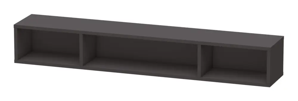 Duravit L-Cube Regalelement wandhängend 800 x 120 x 140 mm - Graphit Supermatt Versand Am Gleichen Tag
