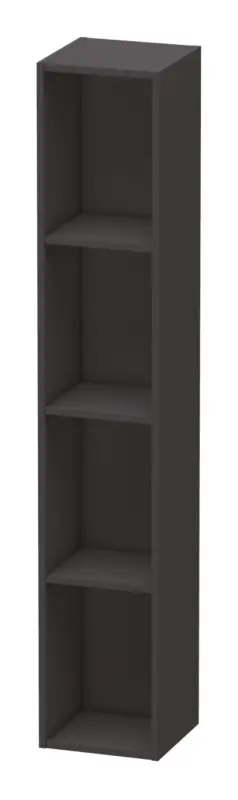 Duravit L-Cube Regalelement wandhängend mit 4 Fächern 180 x 1000 x 180 mm - Graphit Supermatt Nur Heute