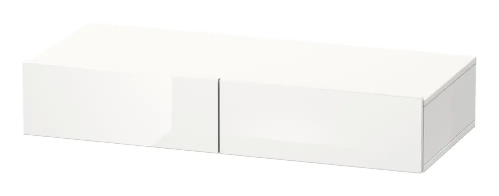 Abverkauf Duravit DuraStyle Schubkastenablage mit 2 Auszügen 1000 x 182 x 440 mm - Eiche Schwarz Matt / Basalt Matt