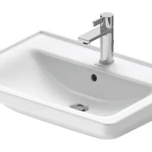Angebot Duravit D-Neo Waschtisch mit 1 Hahnloch mit Überlauf 650 x 480 mm - Weiß Hochglanz