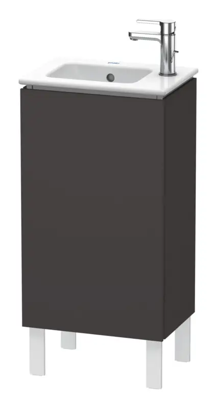 Top-Preis Duravit L-Cube Waschtischunterschrank mit 1 Tür Anschlag rechts 420 x 704 x 294 mm - Graphit Supermatt