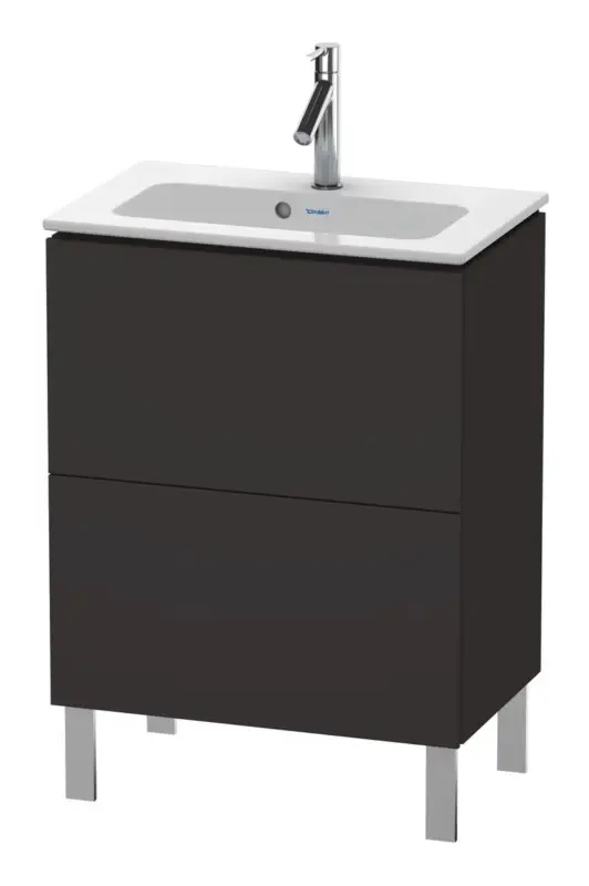 Duravit L-Cube Waschtischunterschrank mit 2 Auszügen 620 x 704 x 391 mm - Graphit Supermatt Top-Preis