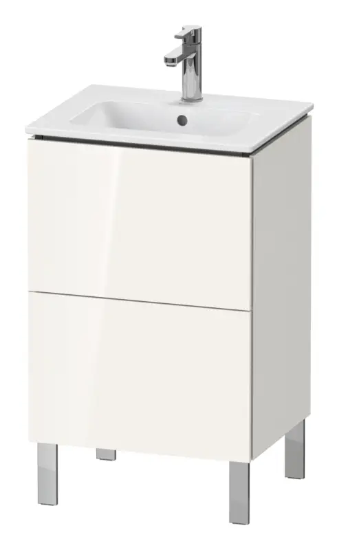Duravit L-Cube Waschtischunterschrank mit 2 Auszügen 520 x 704 x 421 mm - Graphit Supermatt Neu