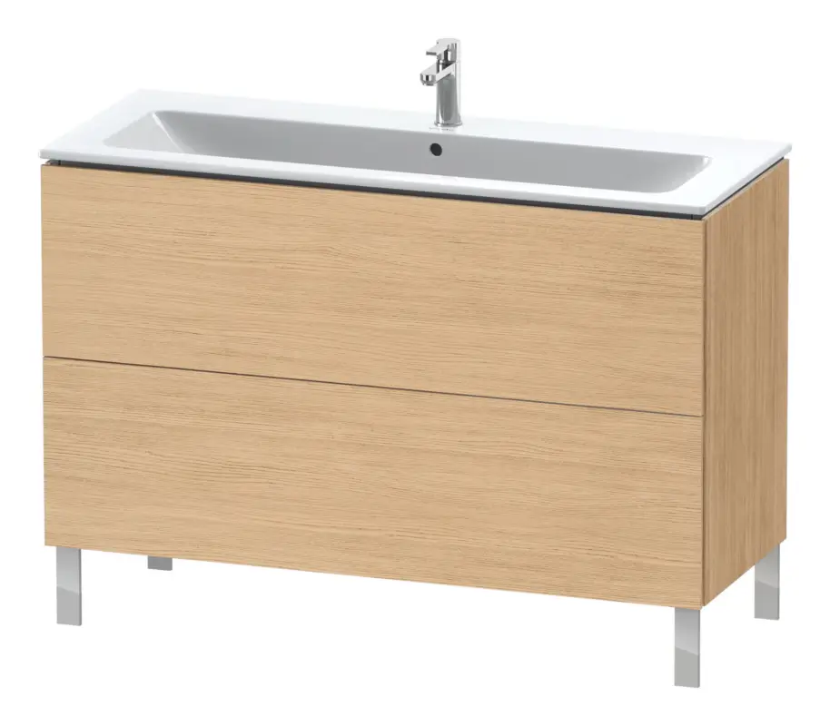 Jetzt Kaufen Duravit L-Cube Waschtischunterschrank mit 2 Auszügen 1220 x 704 x 481 mm - Eiche Natur Matt