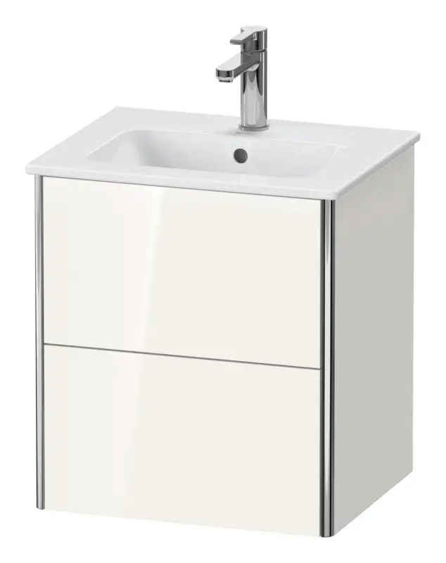 Duravit XSquare Waschtischunterschrank Compact mit 2 Auszügen 510 x 560 x 418 mm - Weiß Hochglanz Dekor Saisonangebot