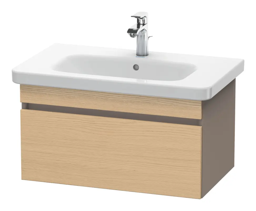 Preiswert Duravit DuraStyle Waschtischunterschrank mit 1 Auszug 730 x 398 x 448 mm - Eiche Natur Matt / Basalt Matt