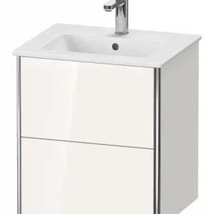 Aktuell Duravit XSquare Waschtischunterschrank Compact mit 2 Auszügen 510 x 560 x 418 mm - Taupe Seidenmatt Lack