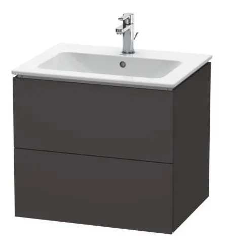 Top-Angebot Duravit L-Cube Waschtischunterschrank mit 2 Auszügen 620 x 550 x 481 mm - Graphit Supermatt
