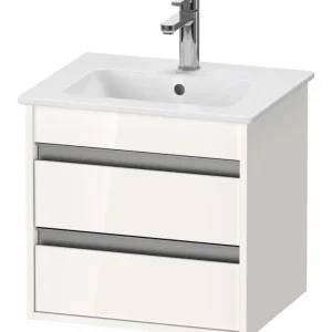 Abverkauf Duravit Ketho Waschtischunterschrank mit 2 Auszügen 500 x 480 x 412 mm - Nussbaum Matt