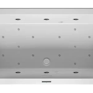 Riho Rethink Cubic Joy Rechteck-Whirlpool Technik rechts mit Füllfunktion 2000 x 900 mm - Weiß Glänzend Neu