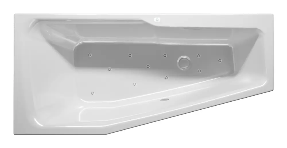 Günstig Riho Rethink Space Air Raumspar-Whirlpool Technik rechts mit Füllfunktion 1700 x 900 mm - Weiß Glänzend