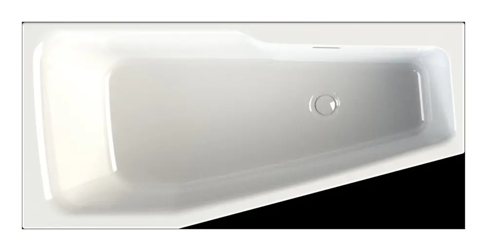 Riho Rethink Space Raumsparbadewanne rechts mit Füllfunktion 1800 x 1100 mm - Weiß Glänzend Top-Seller