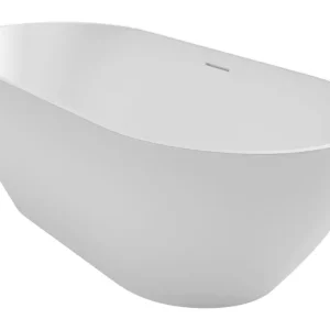 Riho Bilbao Freistehende Badewanne 1500 x 750 mm - Weiß Seidenmatt Preisknaller