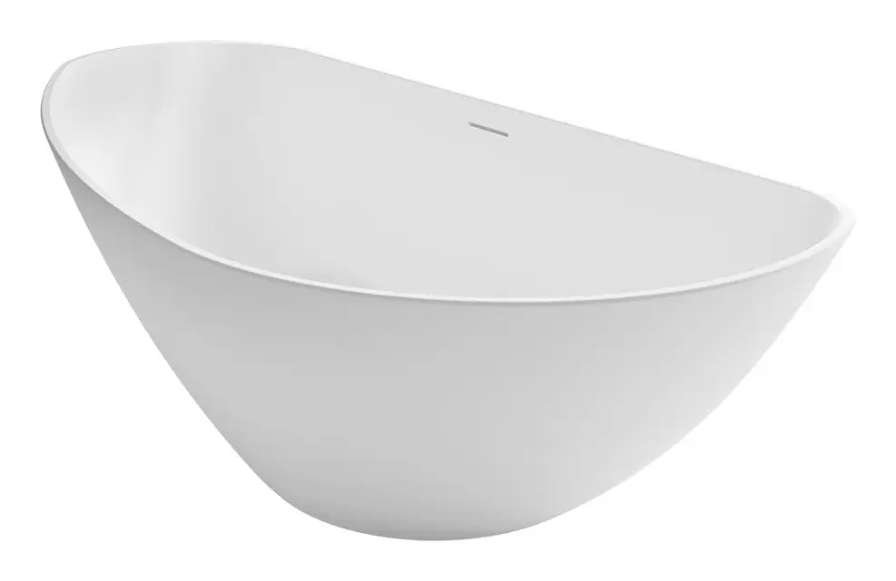 Meistverkauft Riho Granada Freistehende Badewanne rechts 1700 x 800 mm - Weiß Seidenmatt