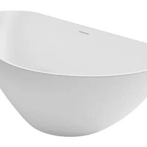 Riho Granada Freistehende Badewanne links 1900 x 900 mm - Weiß Seidenmatt Beliebt