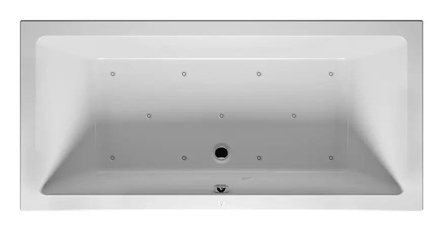 Riho Lugo Air Rechteck-Whirlpool Technik rechts 1700 x 750 mm - Weiß Glänzend Saisonangebot