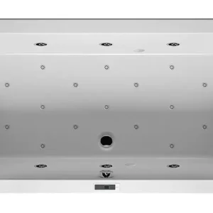 Aktuell Riho Lugo Bliss Rechteck-Whirlpool Technik rechts 2000 x 900 mm - Weiß Glänzend