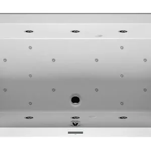 Bestpreis Riho Lugo Joy Rechteck-Whirlpool Technik rechts 1600 x 700 mm - Weiß Glänzend