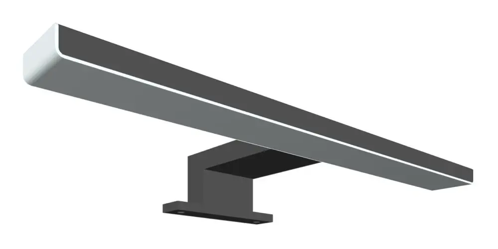 Riho Spring LED - Aufsatzleuchte Type 09 für Spiegelschrank 300 mm - Schwarz Matt Jetzt Bestellen