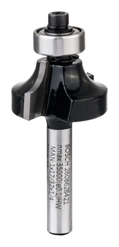 Bosch Pro Abrundfräser, 1/4 Zoll, 6,3 x 25,4 x 13,2 x 54 mm Heißes Angebot