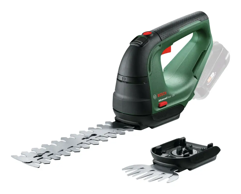 Finale Aktion Bosch Garten Akku-Grasschere AdvancedShear 18V-10 Ohne Akku - im Karton